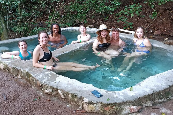 Shaded Hot Spring, Massage and Mex Grill in Puerto Vallarta - Soaking at Nuevo Ixtlan