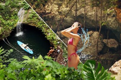 Small Group 3 Waterfall Cenotes Experience