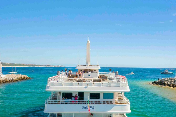 Sunset Mexican Dinner Cruise and Live Music in Cabo San Lucas - Sunset, Coastal Light, and Harbor Views