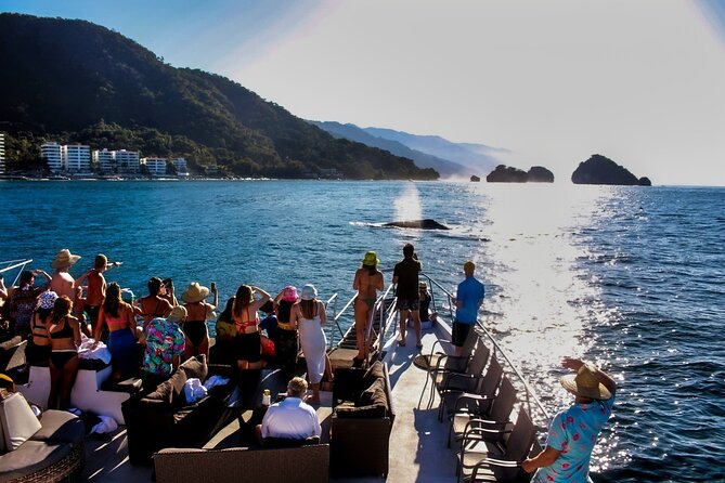 Sunsets and Whales Mega Yachts ALL INCLUSIVE: Puerto Vallarta - What happens during the three-hour cruise