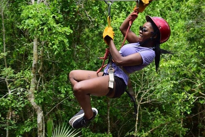 Tequila Tasting, Horseback Riding,ATV, Ziplines Cenote and Lunch - Starting with ziplines in the Mayan jungle