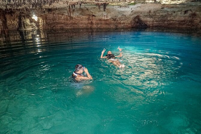 The Best Adrenaline Park! ATV´s Ziplines & Cenote swim experience from Cancun - The cenote swim is the most memorable stop