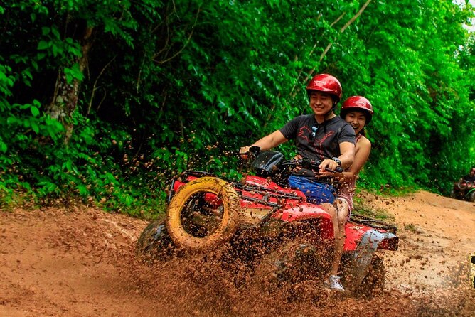 The Best Adrenaline Park! ATV´s Ziplines & Cenote swim experience from Cancun - Transportation can shape the whole day