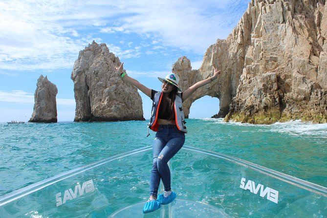 Tours in Cabo, Paseo al Arco and Fin de la Tierra in the only Clear Boat - How the photo option works