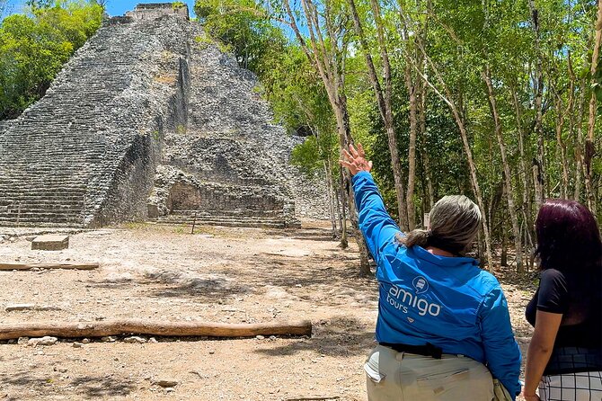 Tulum & Coba with Cenote, Cave Exploration, Lunch & Tastings - Tulum: Maya walls above the Caribbean