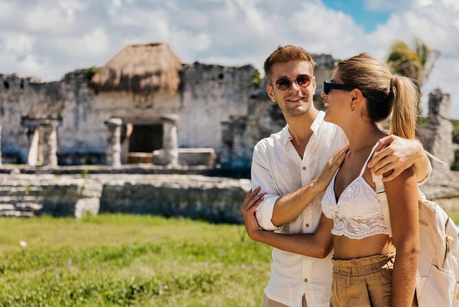 Tulum Day Trip Mayan Ruins and Cenote Swim - Walking through Tulum’s port city