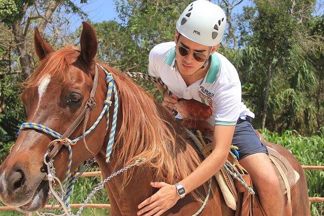 Tulum Jungle Horseback Ride + ATV + Ziplines + Cenote Combo Tour - A five-hour sampler of the Maya jungle