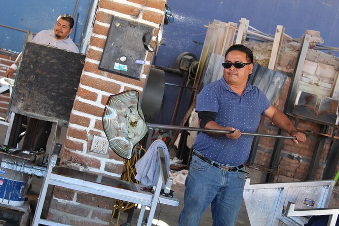 Two Capes City Tour - Watching glass take shape at Baja Blown Glass Factory