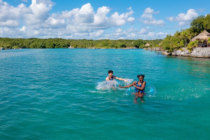 Xel-Ha Tickets with Transportation included - Food, drinks, and the two ticket options